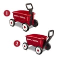 thumbnail image 4 of Radio Flyer , Mi Primer Vagón de Juego 2 en 1 Push Walker, Rojo, 4 of 5