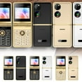 NEW Foldable Flip Unlocked Mobile Phone 4 SIM Card GSM Magic Camera ...