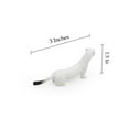 thumbnail image 2 of Weasel, White, Museum Quality Rubber Animal, Educational, Realistic Hand Painted Figure, Lifelike Model, Figurine, Replica, Gift, 3 1/2" M052 B639, 2 of 8