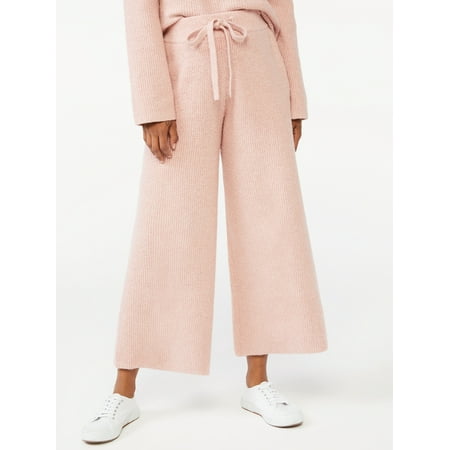 Free Assembly Women's Wide-Leg Sweater Pants
