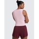 thumbnail image 2 of Musculosa CRZ YOGA Cloudweight con frunces lateral Rosa Mediana, 2 of 4