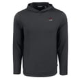 thumbnail image 2 of Men's Cutter & Buck Black Arkansas Razorbacks Coastline Epic Comfort Eco Recycled Long Sleeve Hoodie T-Shirt, 2 of 3