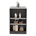 thumbnail image 4 of Stationary Kitchen Island With Ample Top And 3 Shelves, Modern Style For Cooking Versatile Rectangular Practical Use, 4 of 4