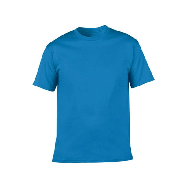 Camisetas de Manga Corta de Verano para Mujeres, Camisetas de Cuello Redondo de Moda Top Sólido para Ocasional, Fiesta Y Diario