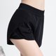 thumbnail image 3 of Pantalones cortos para correr para mujer, cintura elástica, pantalones cortos de cintura alta, pantalones cortos deportivos con bolsillo, pantalones cortos atléticos para gimnasio, 3 of 6
