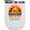 White, variant on No One Likes a Shady Beach, Retro Sun & Summer Pun Quote, White 12oz Wine Tumbler