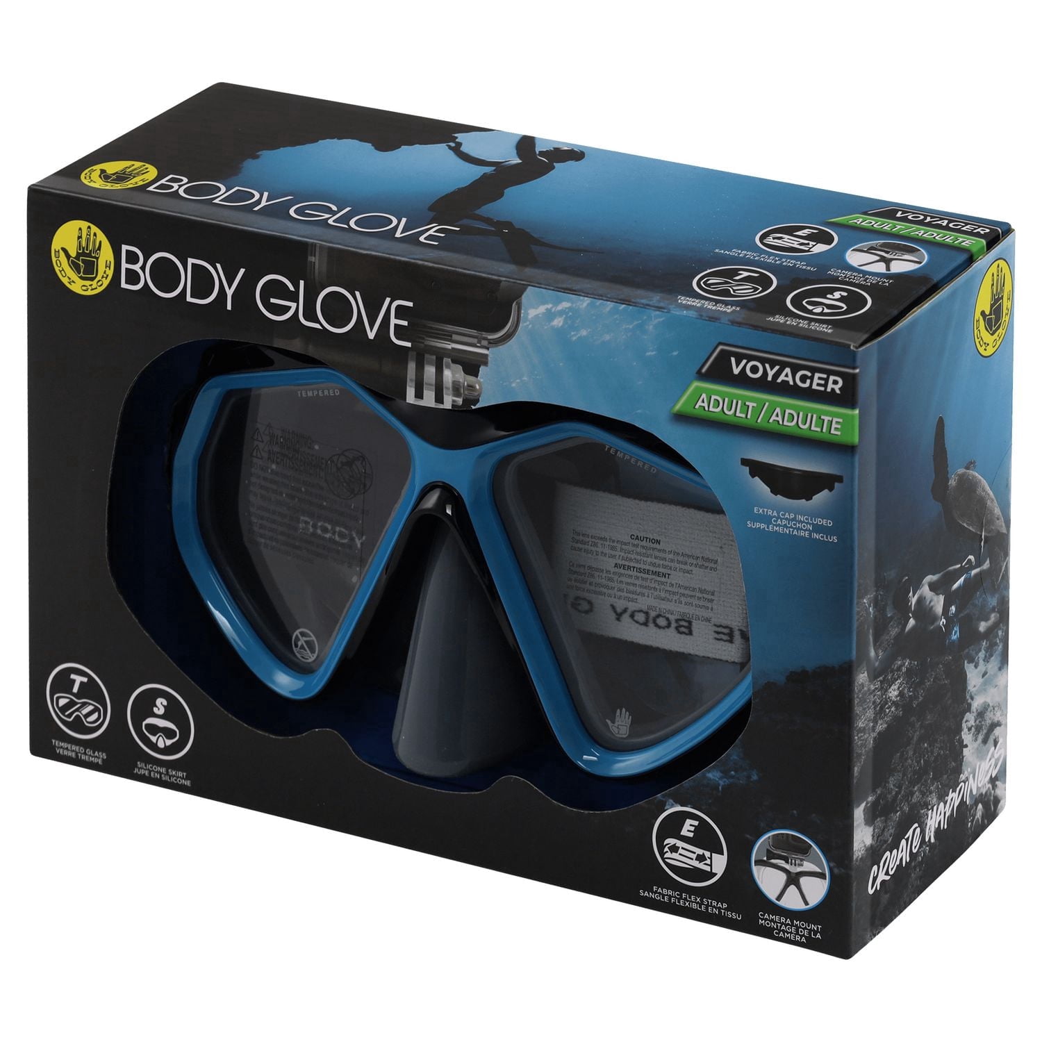 Masque de voyager adulte Body Glove