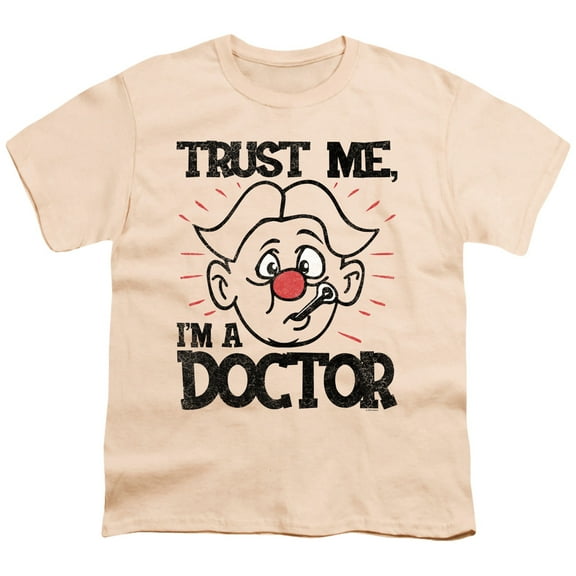 Operation Trust Me S/S Youth 18/1 T-Shirt-Cream