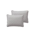 thumbnail image 2 of VCNY Home Nina Solid Basketweave Quilt Set, King, Grey, 2 of 5