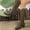 Army Green, variant on Fnooota Women's Knee High Boots, Block Heel Pointed Toe Side Zipper Non Slip Fall Winter Shoes Black Size 9