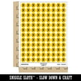 thumbnail image 2 of Letter N Uppercase Felt Marker Font 200+ Round Stickers - Yellow - Matte Finish - 0.50" Size, 2 of 3