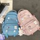 thumbnail image 2 of Mochila Grande Para Portátil De Gran Capacidad, Estilo Escolar Sencillo Y Preppy, Mochila De Viaje De Nylon Con Colgantes Kawaii, 2 of 4
