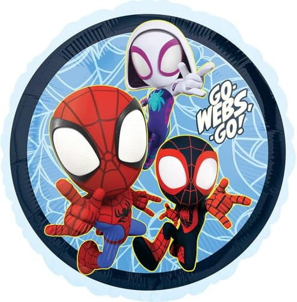 Spidey and His Amazing Friends 3rd Birthday Party Supplies 11pc Balloon Bouquet Decorations