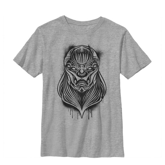 Boy's Marvel Eternals Kro Spray Paint  Graphic Tee Athletic Heather Small