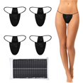 thumbnail image 2 of Giugu Culottes Jetables pour Femmes 50 Pcs, Noir, 20, 2 of 4