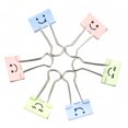 thumbnail image 3 of Clips Smiley de 19 Mm, Couleurs Assorties, Pack de 80, 3 of 5