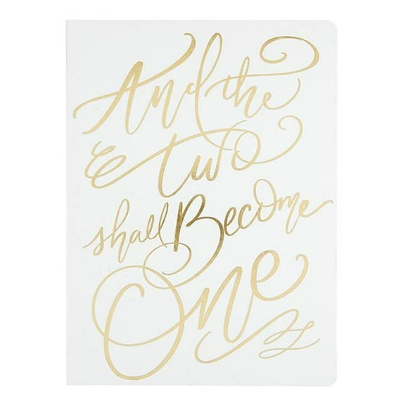 Creative Brands J6081 6.5 x 8.5 in. Happily Ever After Coptic Journal - Become One