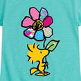 thumbnail image 3 of Peanuts - Woodstock With Flower And Pattern - Toddler And Youth Girls Short Sleeve Graphic T-Shirt, 3 of 6