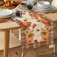 thumbnail image 5 of YIKA 13x72 Inch Fall Table Runner Thanksgiving Harvests Table Runner Autumns Pumpkin Maple Leaf Runners For Home Kitchen Dining Party Decoration C, 5 of 6