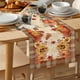 thumbnail image 5 of 13x72 Inch Fall Table Runner Thanksgiving Harvests Table Runner Autumns Pumpkin Maple Leaf Runners For Home Kitchen Dining Party Decoration, 5 of 6