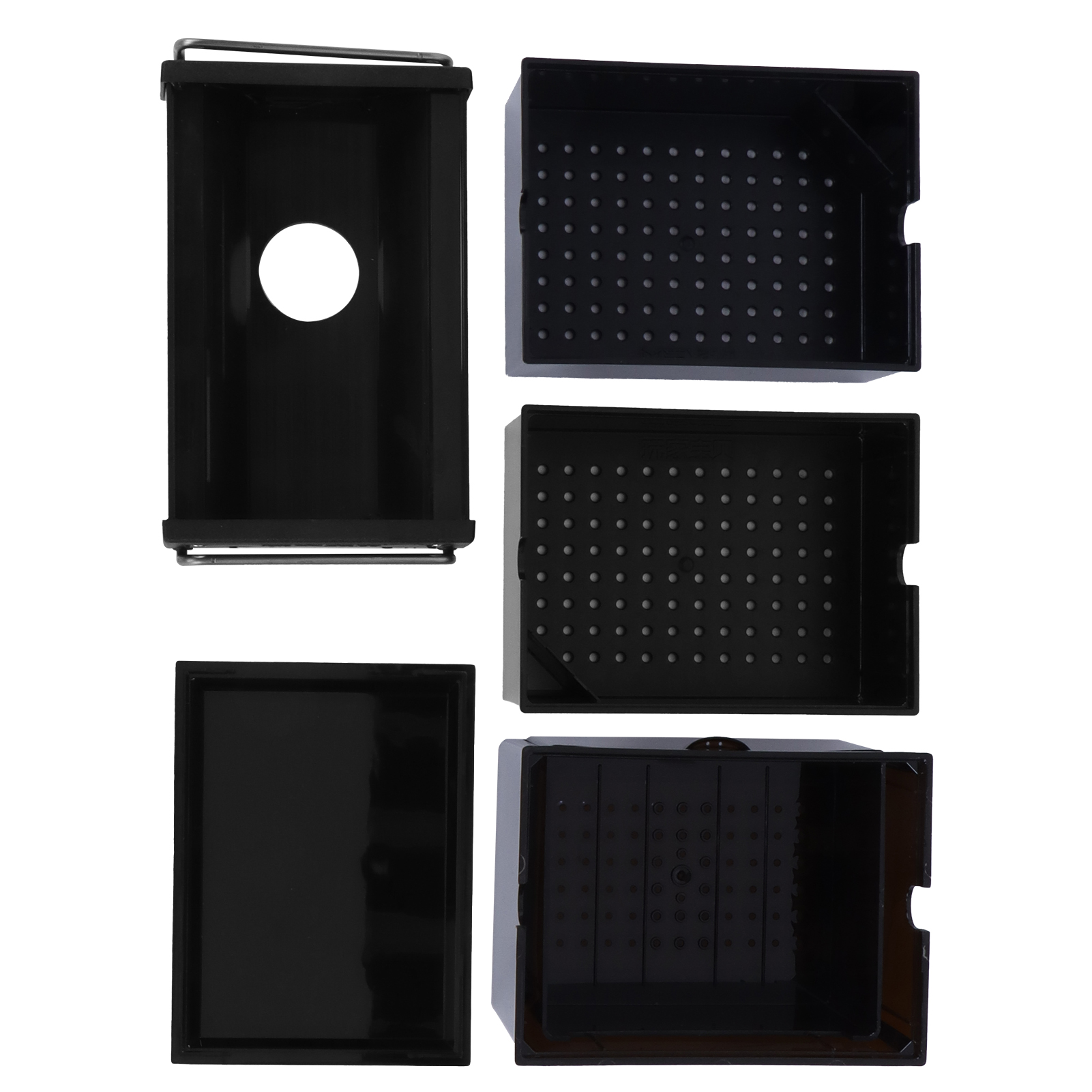 Ccdes External Canister Filter,Upper Trickle Box Filter,Fish Tank Filter Acrylic Aquarium Filter