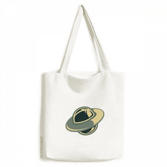 Universe Alien Monster UFO Tote Canvas Bag Shopping Satchel Casual Handbag