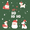 Christmas Santa, variant on FORMRS 1-Subject Spiral Notebook 8" x 5" College Ruled 60 Refillable Sheet A5 Hard Cover, Christmas Santa