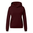 thumbnail image 4 of XINXIAOO Womens Hoodie Long Sleeve Hoodie Womens Pullover Oversized Hoodie for Women Crewneck Womens Fall Outfits 2025 Trendy Clothes for Teen Girls, 4 of 7