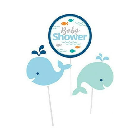 Hoffmaster Group 324421 Lil Spout Blue Centerpiece Sticks, Pack of 6 - 3 Per Pack