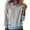 Grey, variant on Shirt for Women Casual Lapel Denim Stitching Pullover Sweatshirt Womens Fashion Summer Essentials Clothing