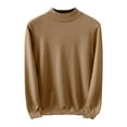 thumbnail image 2 of Men's Heavy Knit Turtleneck Pullover Sweater Winter Warmth Thermal Design, 2 of 6