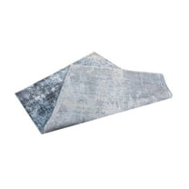 HR HANDCRAFT RUGS HR Bohemian Chic Vintage Distressed Area Rug Floorcover Leno Weave Abrash Design Novelty Multi Color Gold - 5' x 7'