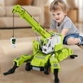 thumbnail image 3 of Yyuenw Crane Truck Toy for Boys Simulation Model, Educational Construction Toys, Perfect Christmas Birthday Gifts for Kid Ages 3 4 5 6 7 8 Years Old, 3 of 7