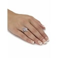 thumbnail image 3 of PalmBeach Jewelry .77 TCW Round Cut Cubic Zirconia Platinum-Plated Sterling Silver Cocktail Ring, 3 of 5