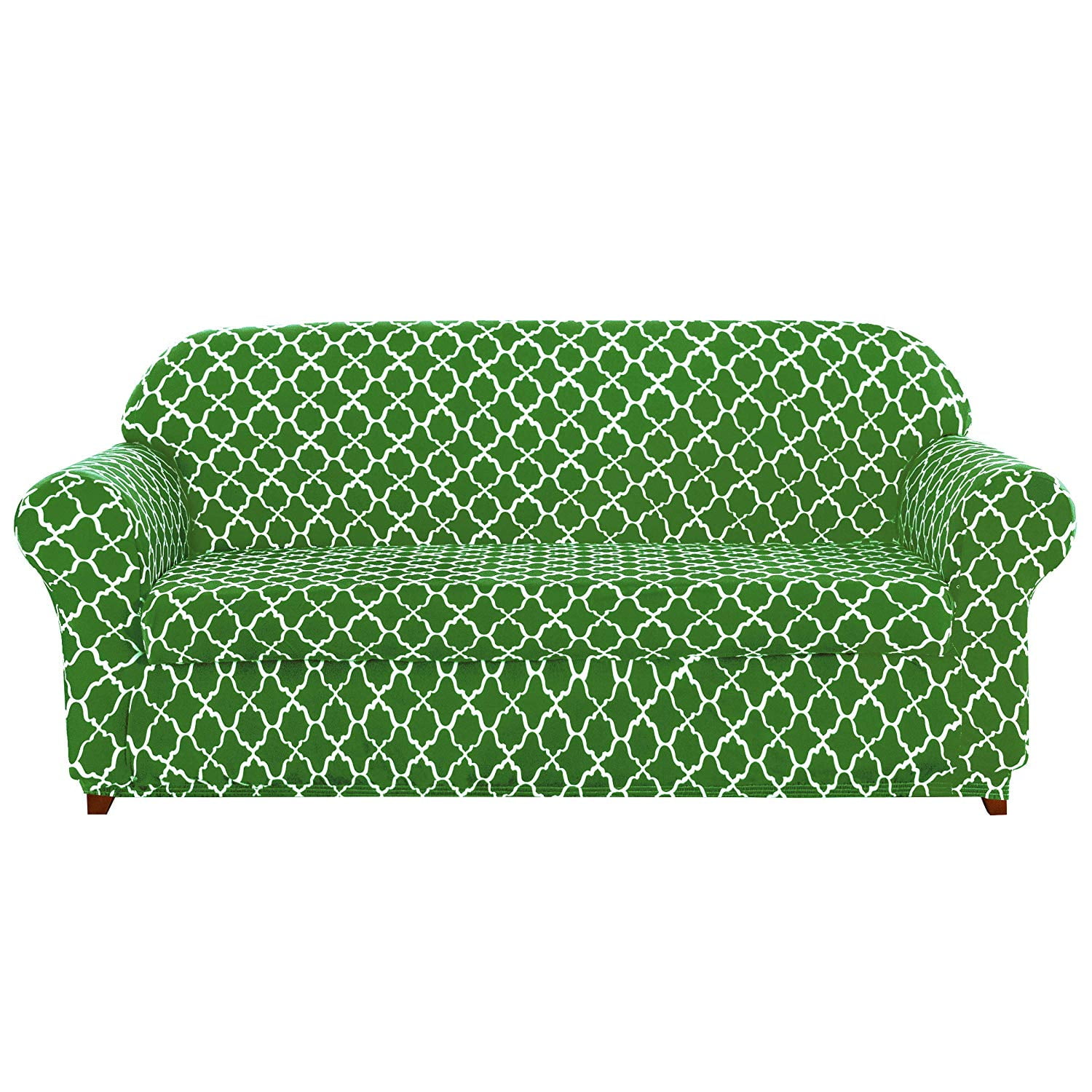 Subrtex Sofa Slipcovers for 3 Cushion Couch Stretch Printed Covers 2