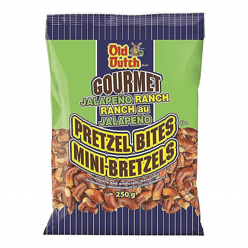 Old Dutch Gourmet Jalapeno Ranch Pretzel Bites, 250g/8.75oz. Bag -  Walmart.com