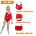 thumbnail image 3 of Ueasy Kids Float Suit Toddler Swim Vest (S Size, 1-10 Years/20-50 lbs) with 8 Adjustable Buoyancy Bars & Arm Floaties, Perfect Gift for Thanksgiving & Christmas, 3 of 8