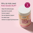 thumbnail image 4 of Nuzest - Kids Good Stuff - Vegan Smoothie Mix - Wild Strawberry - Multivitamin Nutritional Supplement Protein Shake - Dairy Free - Supporting Growth and Development - 225g/ 7.9 oz (15 Servings), 4 of 5