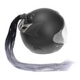 thumbnail image 2 of Unique Bargains 25inch Helmet Decor Pigtail Gradient Braid Ponytail w/ Suction Cup for Motorcycle Black Gray, 2 of 9