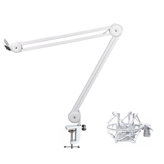 WINDLAND Microphone Boom Arm Desktop Mount Stand Rack Convenient Foldable Mic Holder