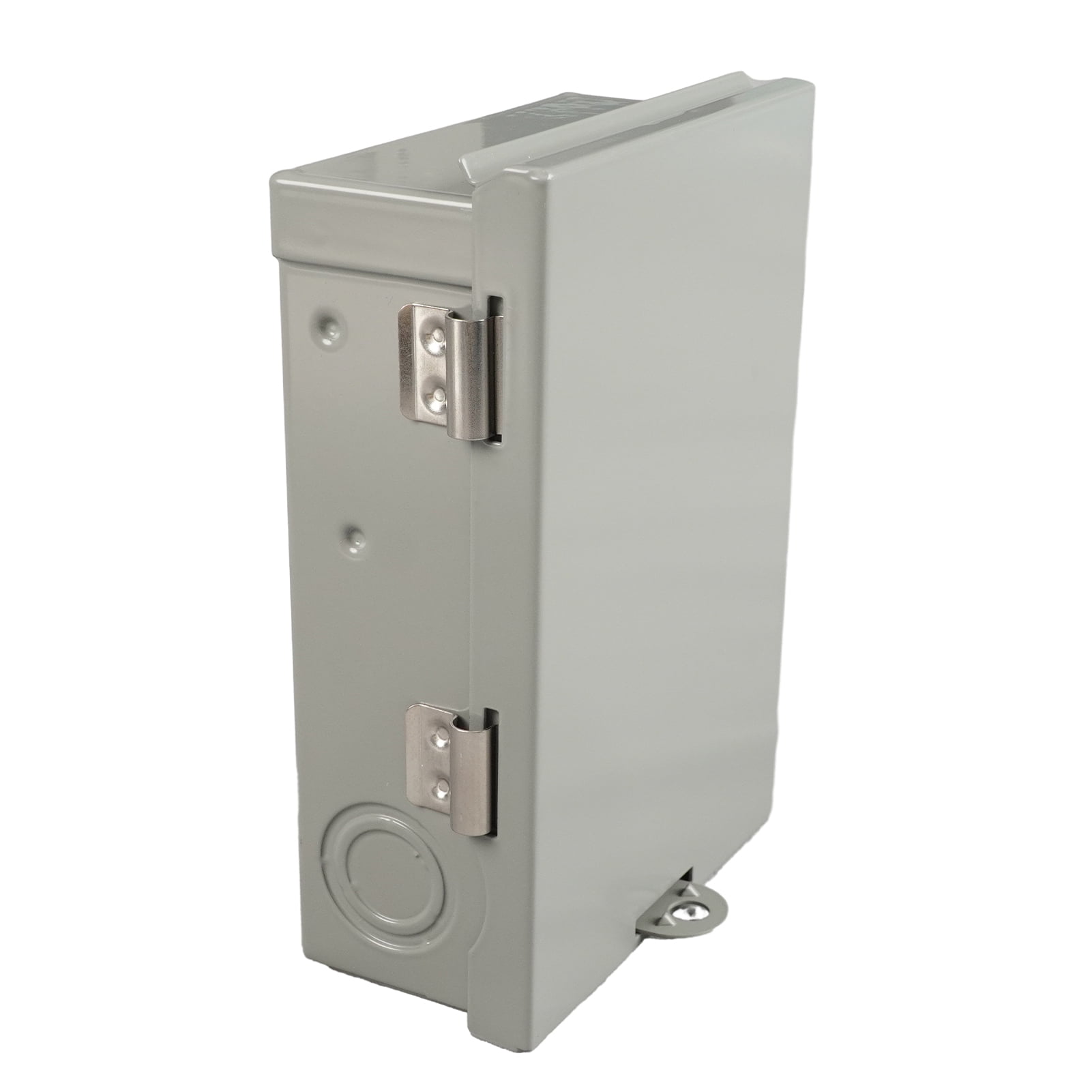 HIITIO 60 Amp 240V Fused AC Disconnect Box - Outdoor Waterproof Metal Enclosure with Safety Switch for HVAC Systems - UL Listed
