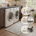 thumbnail image 3 of SIXHOME 2'x3' Floral Area Rug, Washable Non-Slip Traditional Carpet, Soft Botanical Accent Rug for Entryway Kitchen Bedroom, Sage Green, 3 of 7