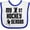 White and Royal, variant on Inktastic My 1st Hockey Season Boys Baby Bib