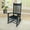 Black, variant on CLEARANCE! Finish Farmhouse Porch Rocker Outdoor Wood Rocking Chair Patio Lawn Garden Furniture
