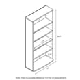 thumbnail image 5 of Pemberly Row Engineered Wood 4-Tier Multimedia Storage Tower in Espresso, 5 of 5