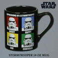 thumbnail image 4 of Silver Buffalo SW9932 Star Wars Stormtrooper Expressions Ceramic Mug, 14 oz., Black, 4 of 8