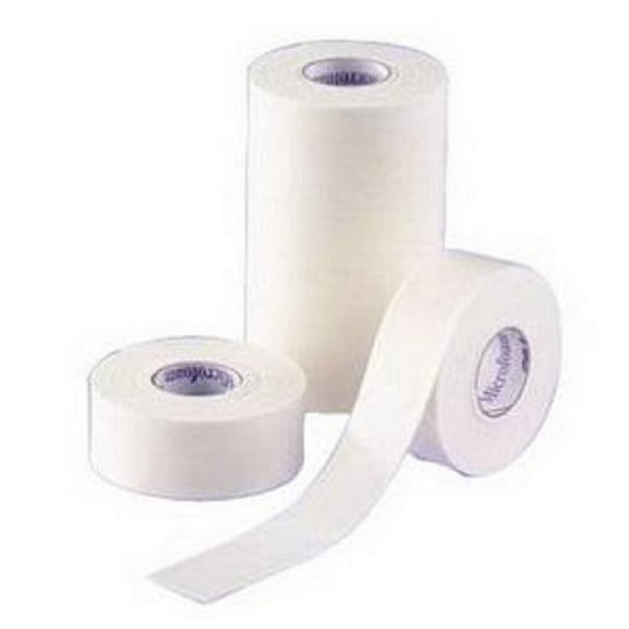 3M 8815284 Microfoam Hypoallergenic Elastic Foam Surgical Tape, 4" x 5-1/2 yds (Stretched)-1Roll