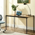 thumbnail image 2 of Homy Casa 47.2" Computer Desk for Home Office Workstation Bedroom, Natural, 2 of 6