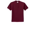 thumbnail image 5 of Jerzees T-Shirt à Manches Courtes pour Hommes DRI-POWER Active, S, Bordeaux, 5 of 5