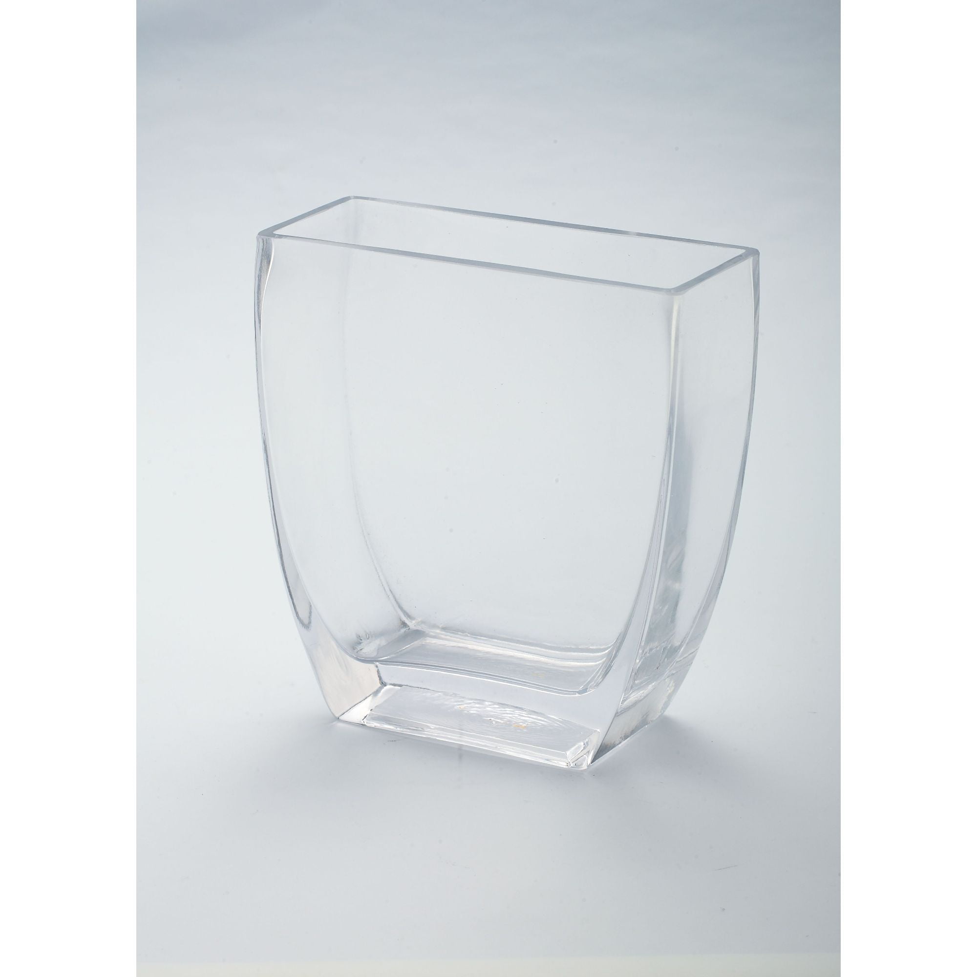 Clear Large Square Glass Vase Cube 8 Inch 8" x 8" x 8" Oversize Centerpiece 